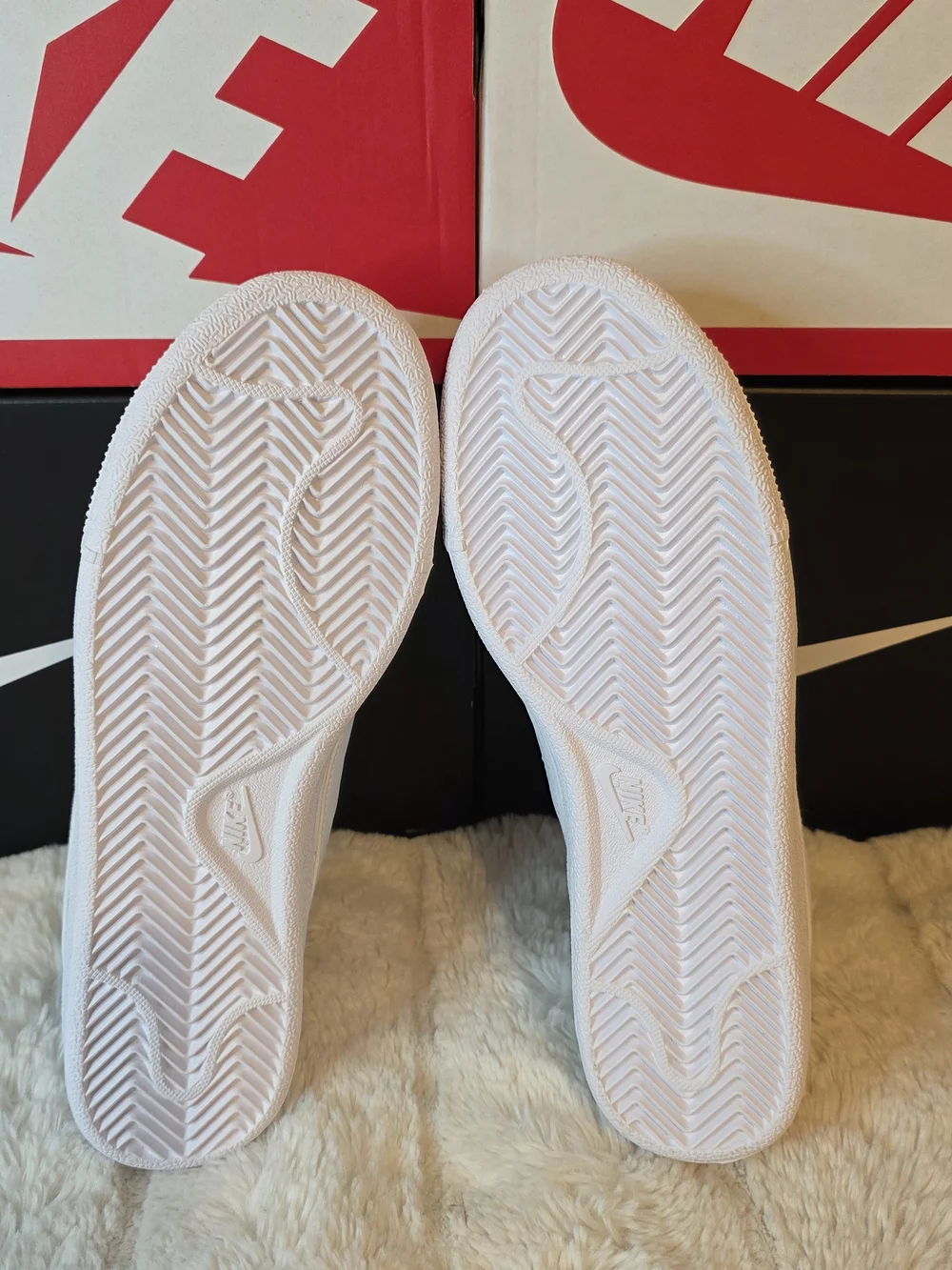 Nike All-White Low Top Sneakers